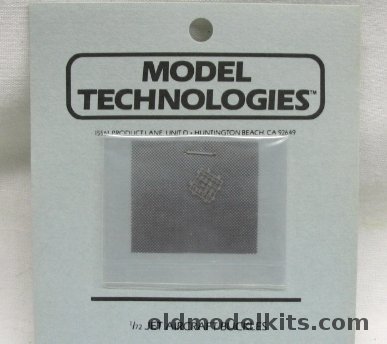 Model Technologies 1/72 Jet Aircraft Buckles in Photoetched Metal, MT0009 plastic model kit